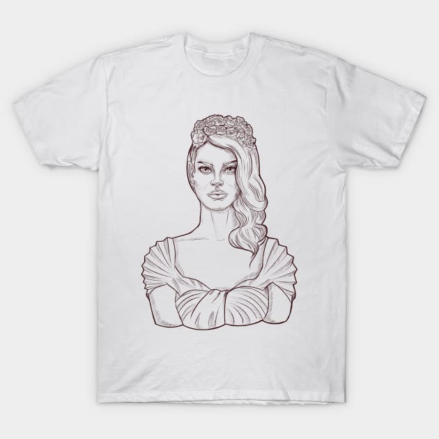 Celebrity girl T-Shirt by JessicaJaneAusten